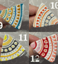 Handmade Geometric Ceramic Brooch, Hand Made Badge - Image 4