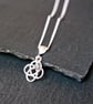 Sterling Silver Necklace - Celtic Knot Labradorit - Image 1