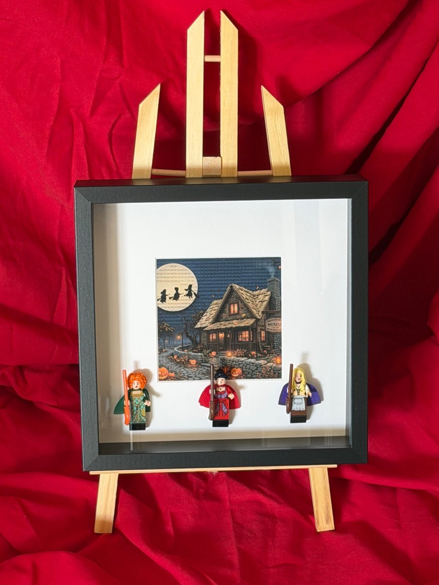 Image of Hocus Pocus Themed Brick Frame