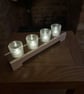 Candle Holder - 4 Glass Centrepiece