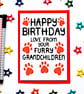 Birthday Card From Furry Grandchildren, Dogs, Cats For Grandma, Grandad - Image 6