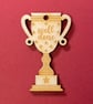 'Well done' trophy card with detachable decoration - Image 2