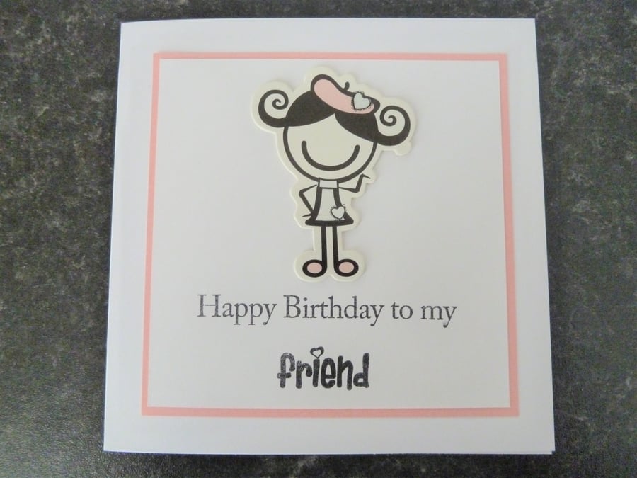 friend birthday card