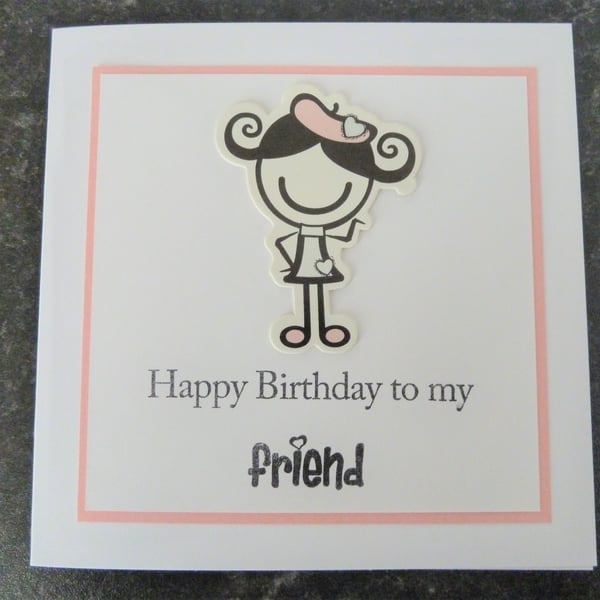 friend birthday card