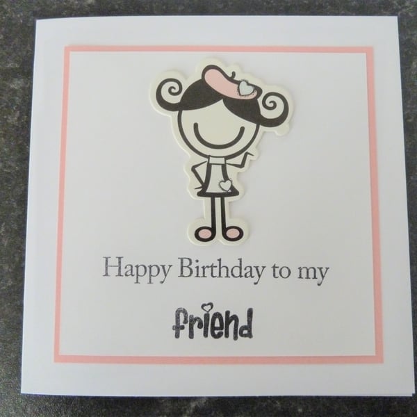 friend birthday card