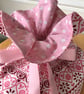 Eco Gift Wrap or Storage Sack Bag in Emma Bridgewater Pink Sampler fabric - Image 5