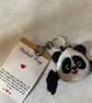 Pocket Hugs – Emotional Support,Gift, keyring, bag tag, Panda  - Image 4