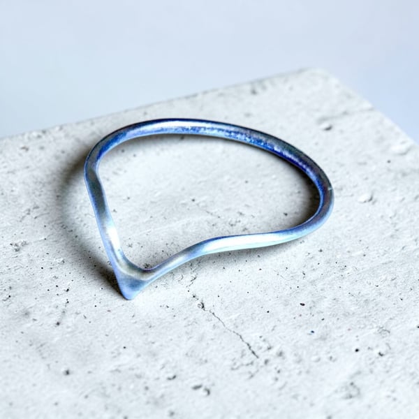 Sterling Silver Chevron Rings - Sizes L - R, Stacking Rings