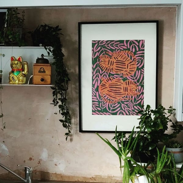 Two Thicc Tiger Print