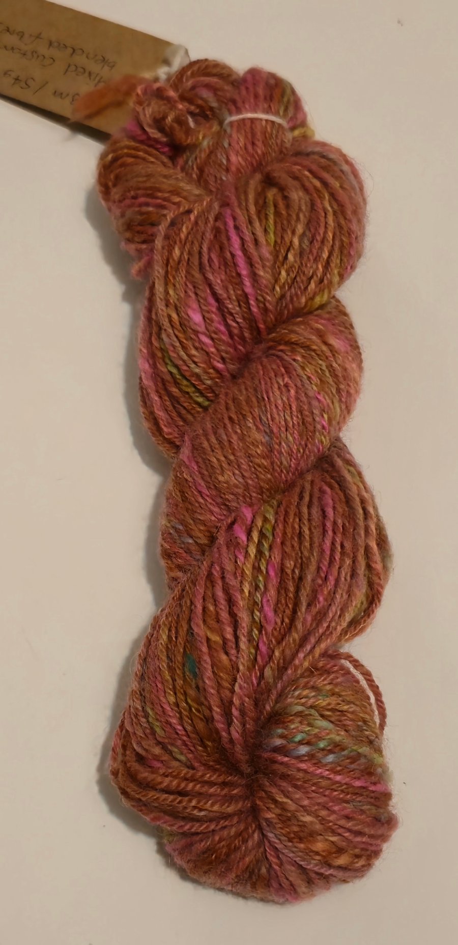 Handspun mixed fibres Opal Fruits yarn