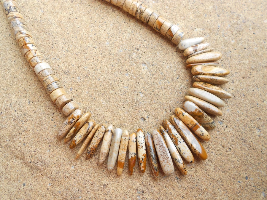 Picture Jasper Necklace