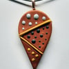 Polymer clay pendant 