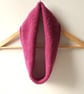 Cowl Infinity Scarf in Purple Heather Alpaca Wool - Image 7