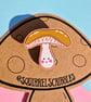 Mushroom pin, Mushroom Christmas gift, Mushroom jewellery, Mushroom brooch - Image 6