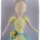 Needle Felt Hanging Doll, Fairy Decoration