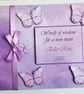 Butterfly birthday guest book, lilac butterflies guest book, butterfly party 