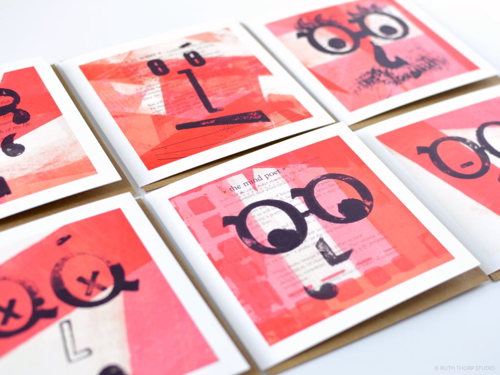 Expressions Pack of 6 Greeting Cards