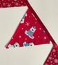 Christmas Polar Bear bunting - large - reversible  - Image 5