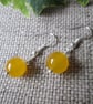 Quartzite Earrings, Sunshine Yellow, SALE - Image 3