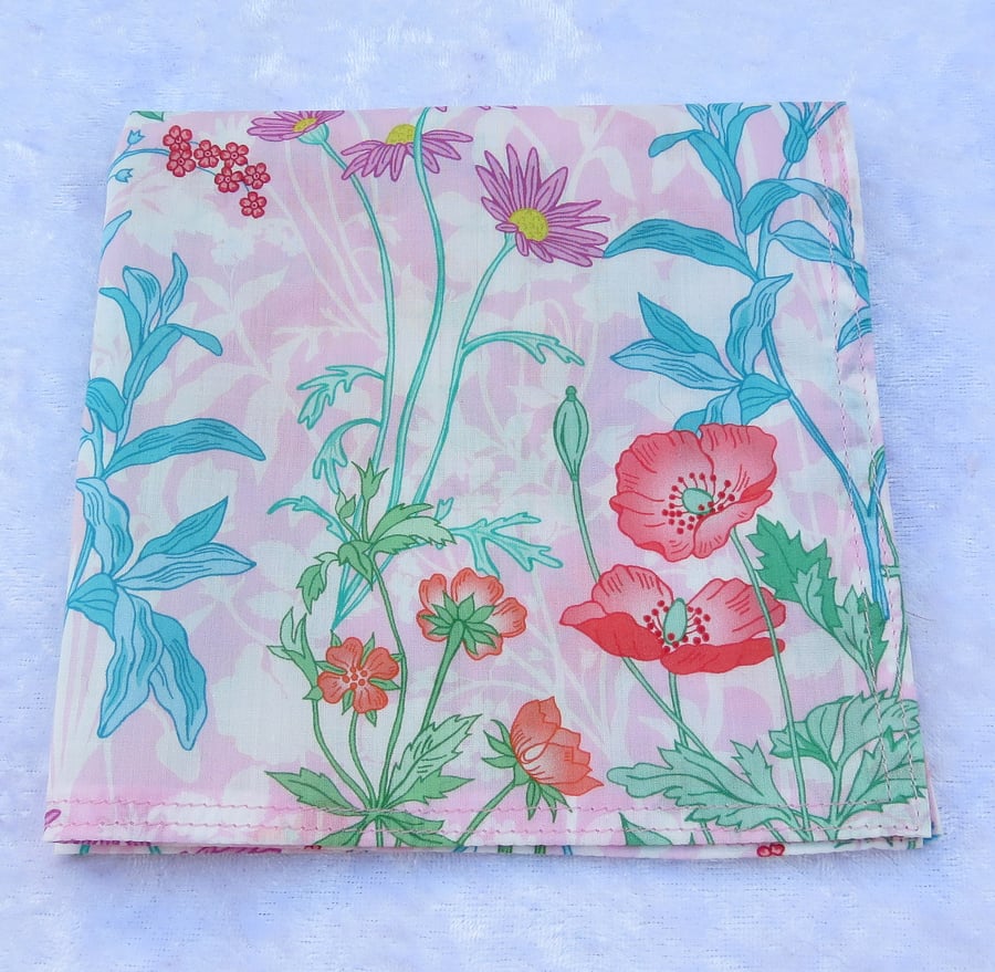 Liberty Tana Lawn handkerchief, ladies handkerc... - Folksy