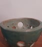 Handmade ceramic pot with bubble shaped decoration  - Image 2