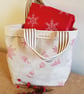 Reusable fabric Christmas bag: mediim - Image 1
