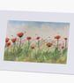 Wildflower Meadow Watercolour Printed Greeting Cards Notelets