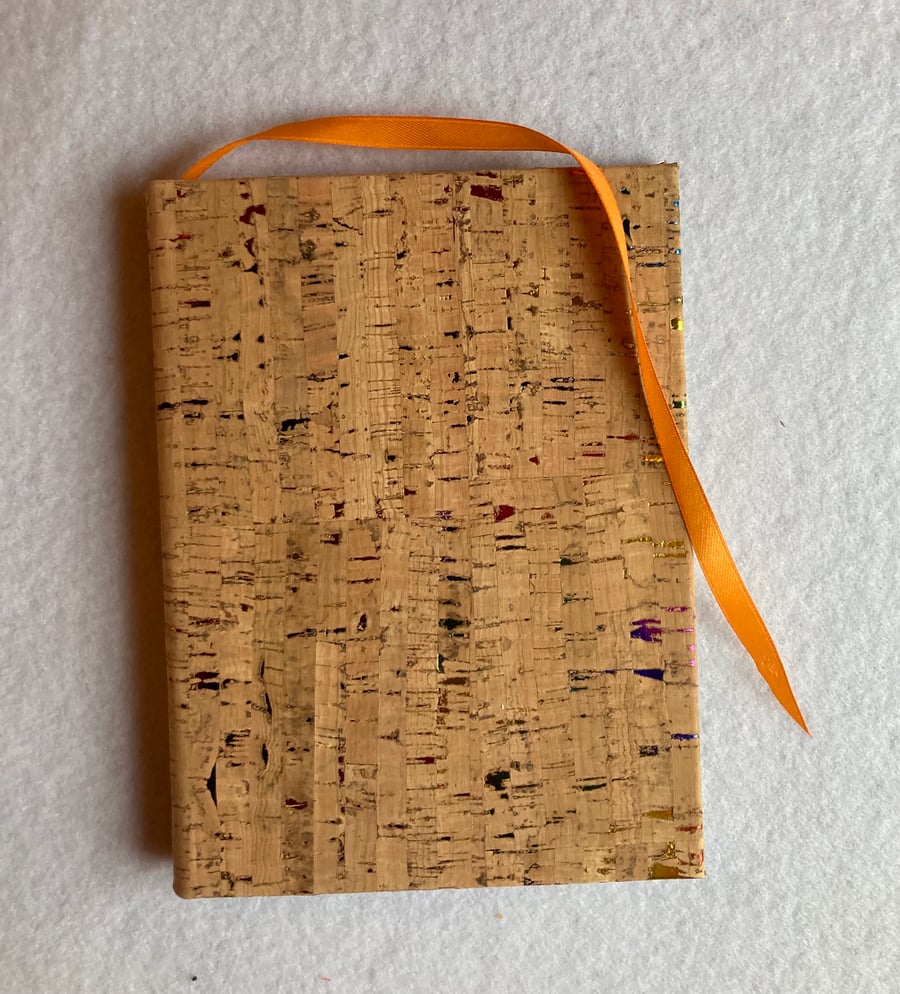 Cork-covered Book for Writing