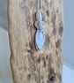 925 Silver & Natural Rainbow Moonstone Necklace Pendant Gift Crystal Jewellery - Image 6