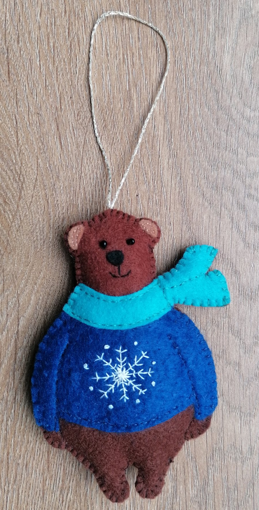 Bear in a Christmas jumper