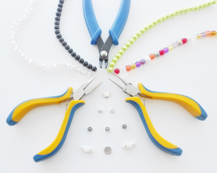 Custom order for Wendy, white and purple earrings