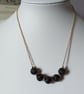 BLACK ROSE NECKLACE-AGATE NECKLACE-FLORAL NECKLACE - FREE UK SHIPPING - Image 5