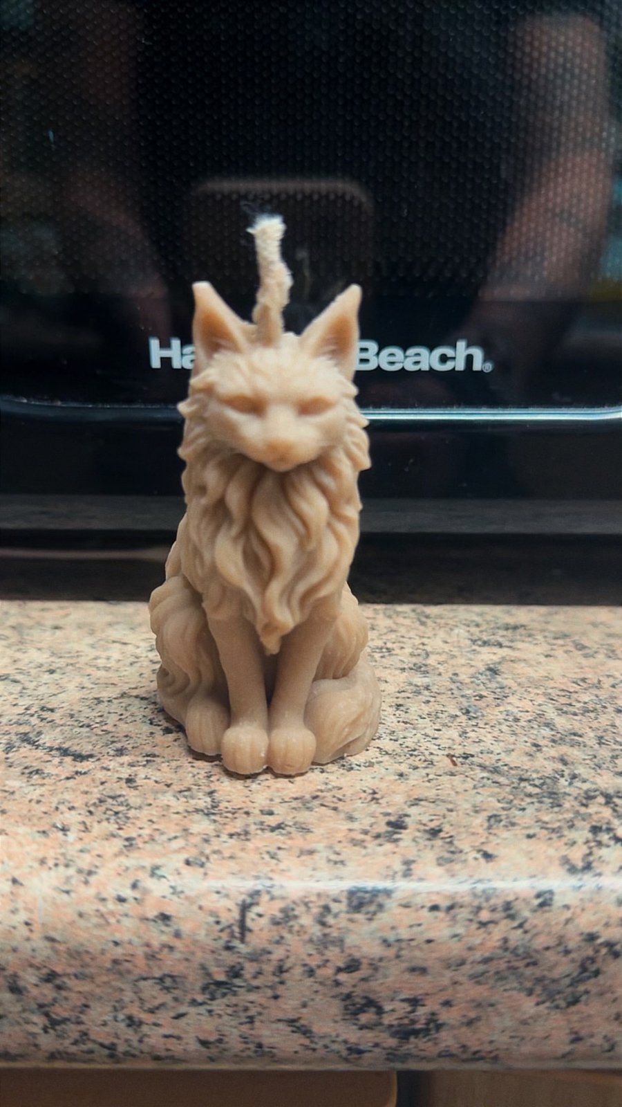 Scented cat candle fudge scent 