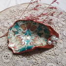 Oyster Shell Trinket Dish - Gift Boxed