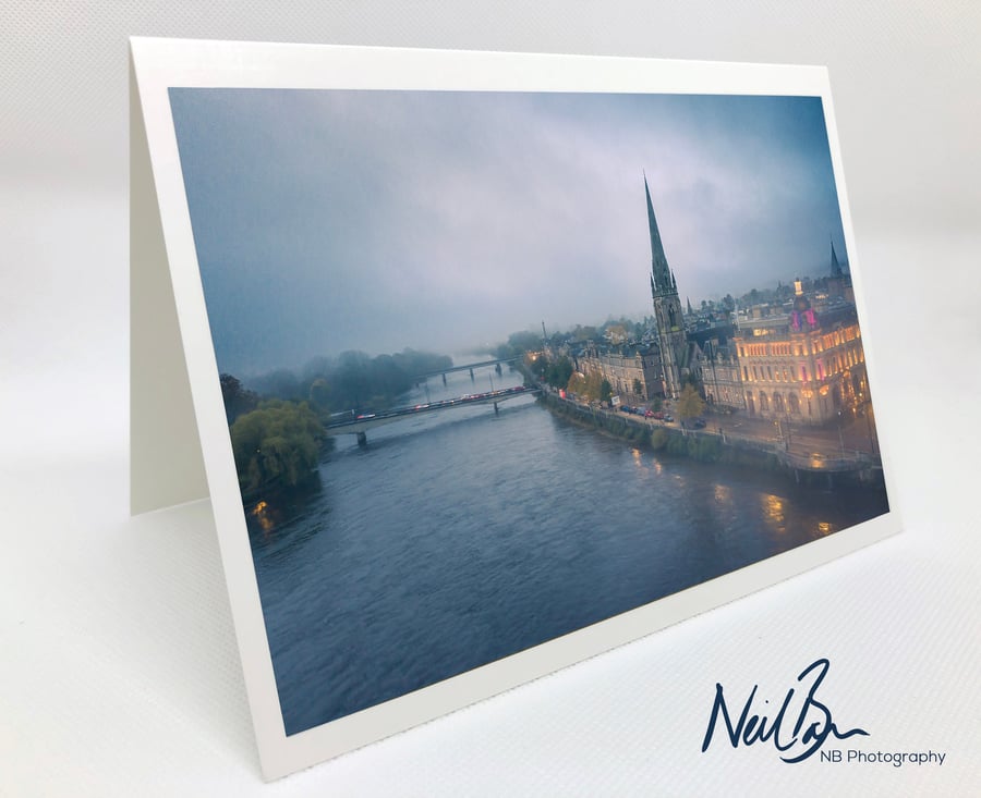 Perth & River Tay - Scotland Greeting Card by Neil Barr