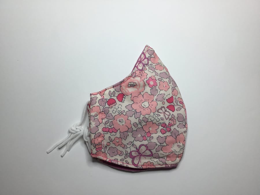 NOW HALF PRICE Liberty Face Covering with Nose Wire 3 Layers