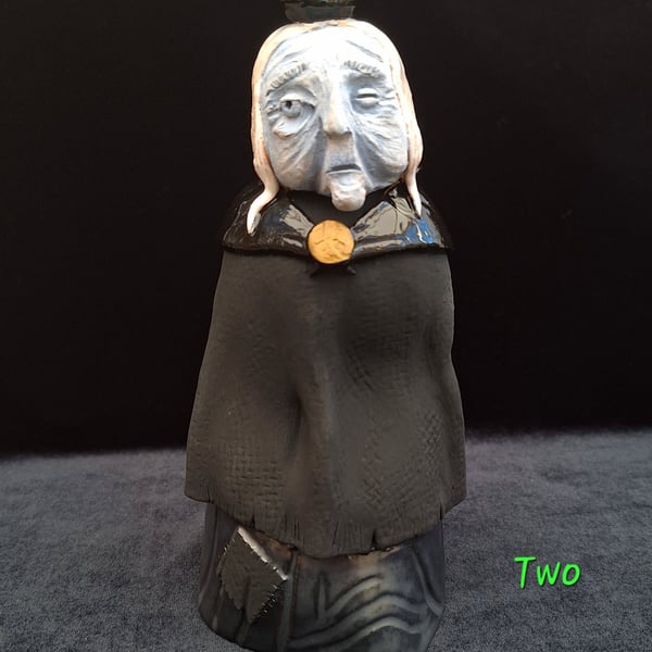 The Cailleach, Winter Crone - ceramic figurine (Two)