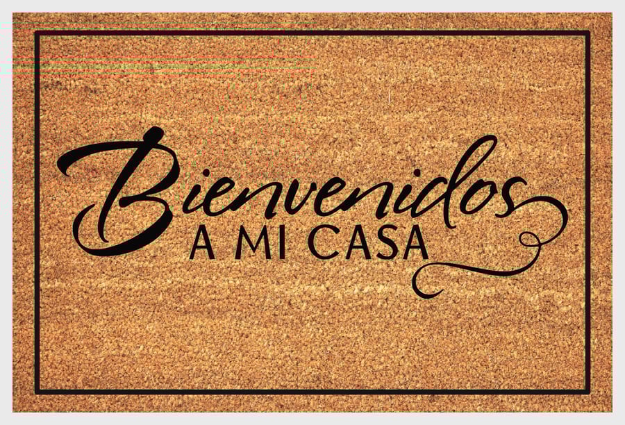 Bienvenidos a Mi Casa Doormat - Bienvenidos Welcome Mat - 3 Sizes