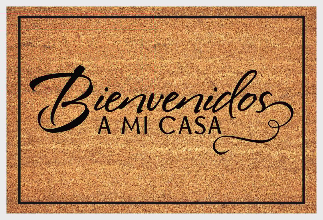 Bienvenidos a Mi Casa Doormat - Bienvenidos Welcome Mat - 3 Sizes