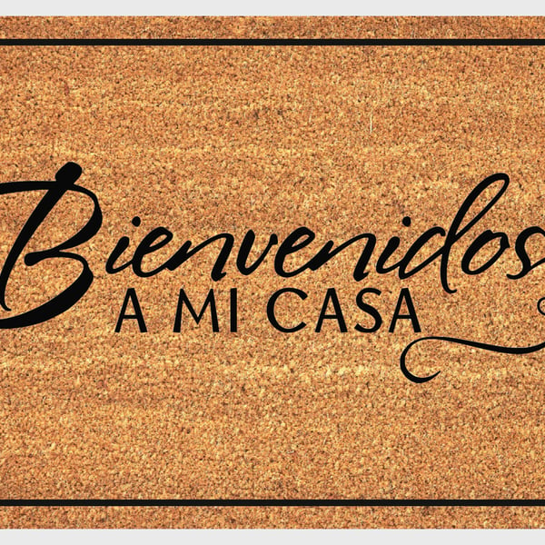 Bienvenidos a Mi Casa Doormat - Bienvenidos Welcome Mat - 3 Sizes