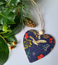 Wooden decoupage Christmas woodland owl hanging decoration decor letterbox gift - Image 3