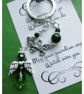 An Irish guardian angel, beautiful handmade keychain, bag charm