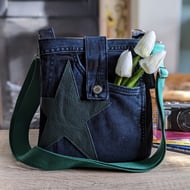 GroundMBG Crossbody Bag Recycled Light Denim