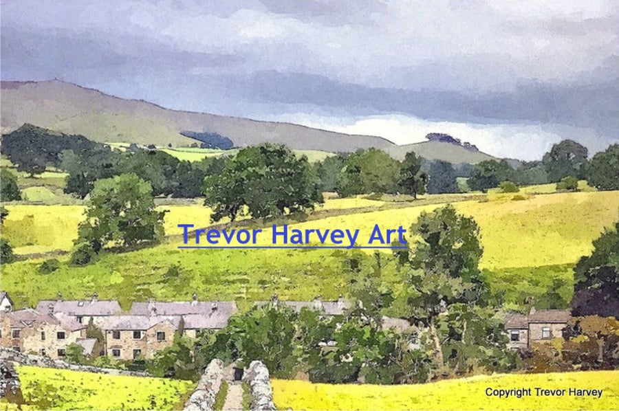 Fine Art Print A4 - Grassington, North Yorkshire 