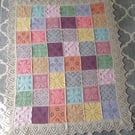 Nature’s Walk Vintage Colours Crochet Blanket