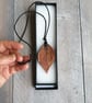 Ceramic leaf necklace - Image 1