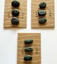 Beach Pebble Buttons Black - Image 1