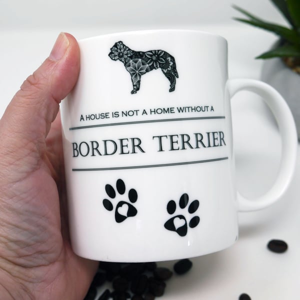 Border Terrier, China Mug, Border Terrier, Border Terrier Mug, Terrier, Mug, Dog