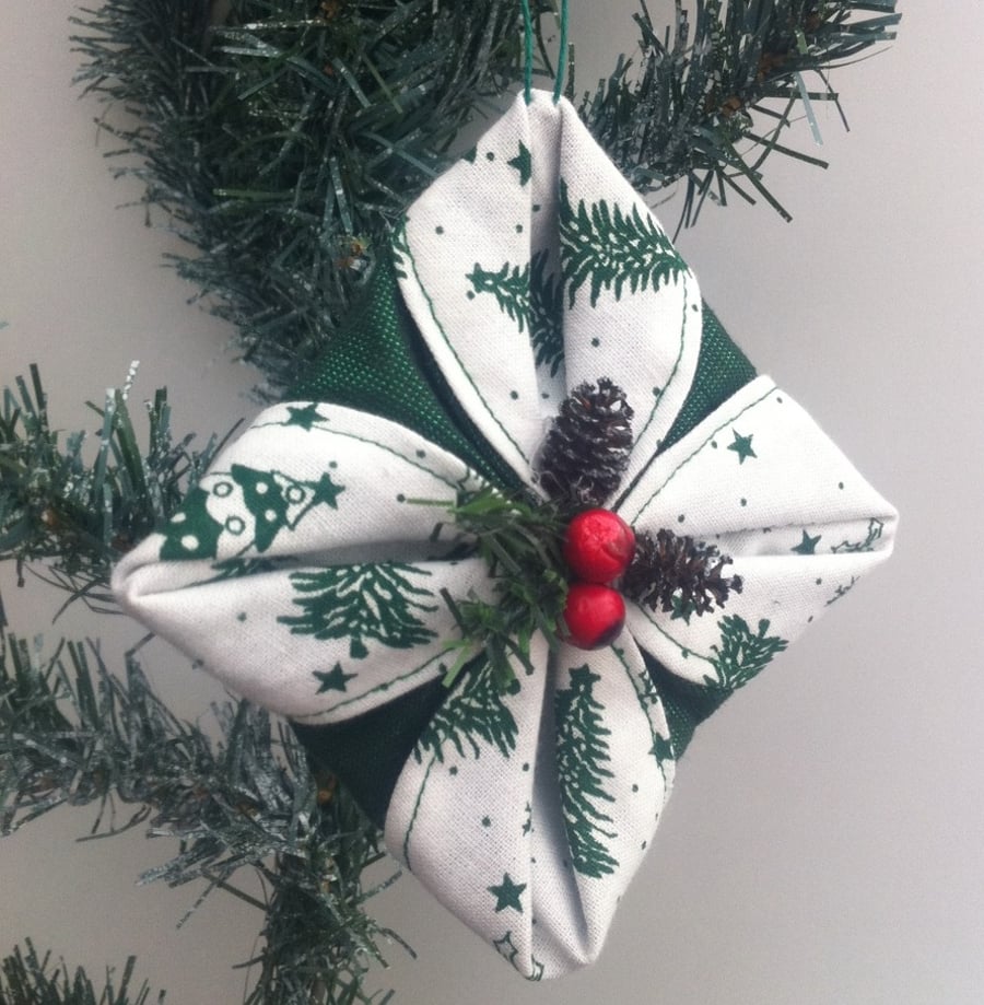 Fabric Christmas Tree Decoration