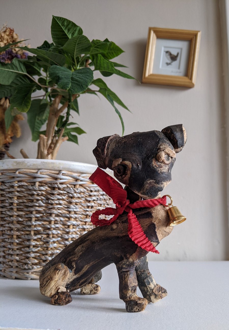 Daschund Dog model-wooden desktop ornament